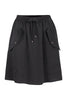 Kenzo Soft Crepe Skirt Women Fashion Polyester Lightweight Elastic-Waist Casual Trendy
