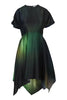 Kenzo Northern Lights Dress Women Fashion Silk Loose-Sleeve Classic Elegant Onepiece