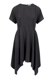 Kenzo Mid-Length Dress Women Fashion Flared Crepe Loose Polyester Elegant Stylish