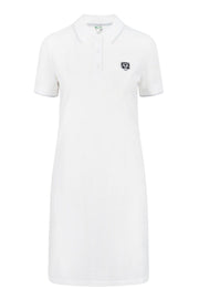 Tiger Polo Dress Kenzo Paris Women Fashion Short Sleeve Cotton Casual Onepiece