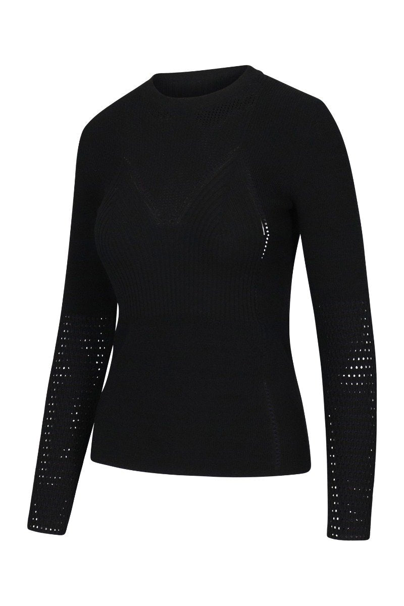 Kenzo Lacehole Sweater Long Sleeve Fashion Casual Comfy