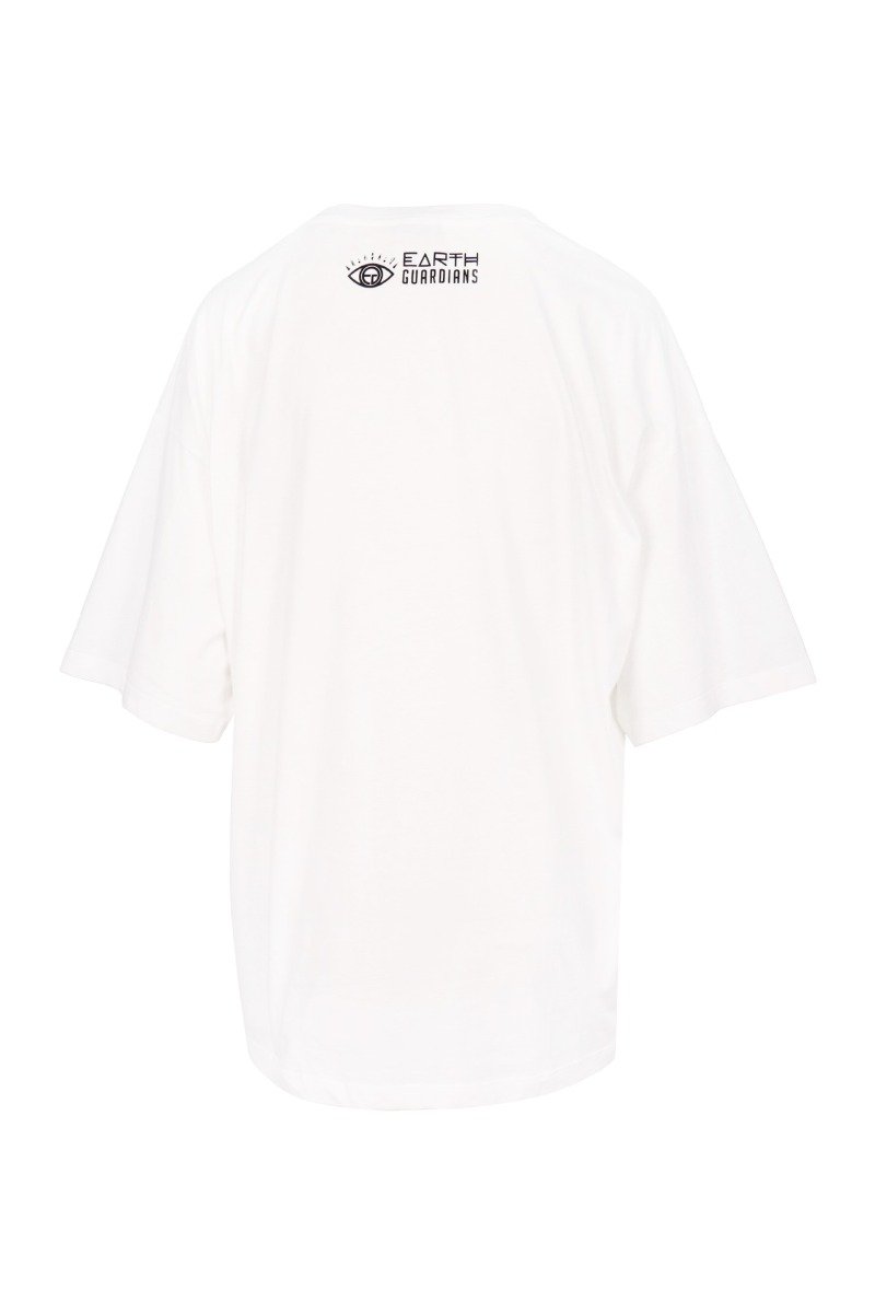 Kenzo Rise Up T-Shirt Women Fashion Short-Sleeve Cotton Casual Tee