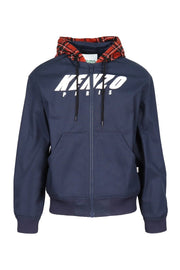 Kenzo Logo Jacket Men Fashion Long-Sleeve Cotton Casual Chic Trendy Streetwear