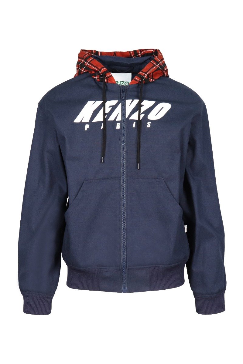 Kenzo Logo Jacket Men Fashion Long-Sleeve Cotton Casual Chic Trendy Streetwear