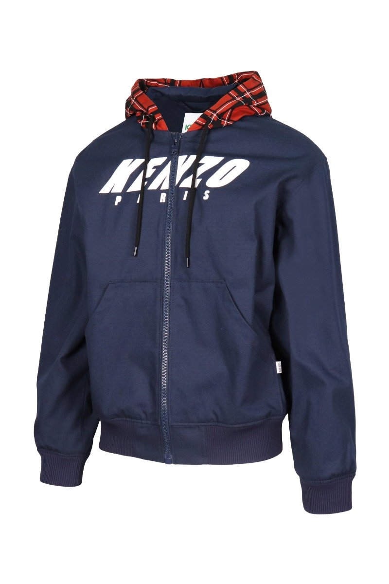 Kenzo Logo Jacket Men Fashion Long-Sleeve Cotton Casual Chic Trendy Streetwear