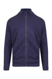 Tech Knit Zipped Cardigan Men Fashion Kenzo Paris Outwear Viscose Blend