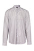 Pinstripe Shirt Men Fashion Kenzo Paris Cotton Long Sleeve Patterned Formal Slim-Fit