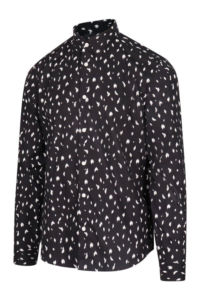 Kenzo Flying Argyle Shirt Cotton Long Sleeve Formal Wear