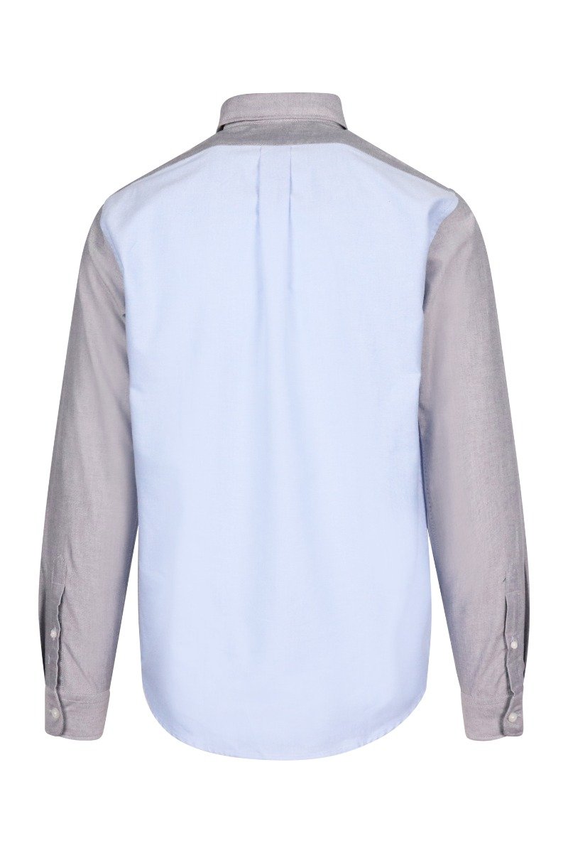 Kenzo Knit Insert Shirt Cotton Long Sleeve Casual Formal Wear