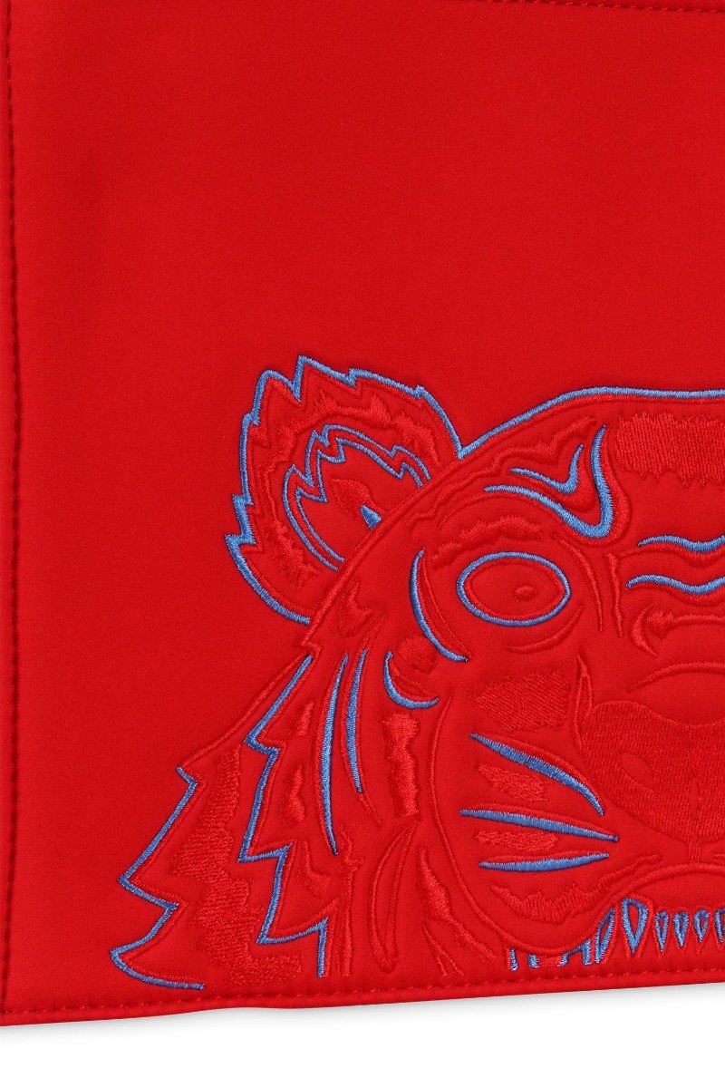 A4 Tiger Clutch Embroidery Designer Tiger Clutch Fashion Red Unisex Men Women Kenzo Paris Logo
