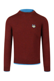 Kenzo Tiger Crest Sweater Men Fashion Kenzo Paris Wool Long-Sleeve Casual Stylish