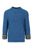 Kenzo Logo Ribbed Sweater Men Fashion Jersey Contrasted Yarn Long-Sleeve Detailed Designer