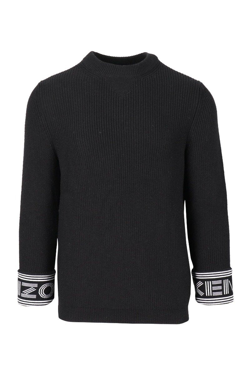 Kenzo Logo Ribbed Sweater