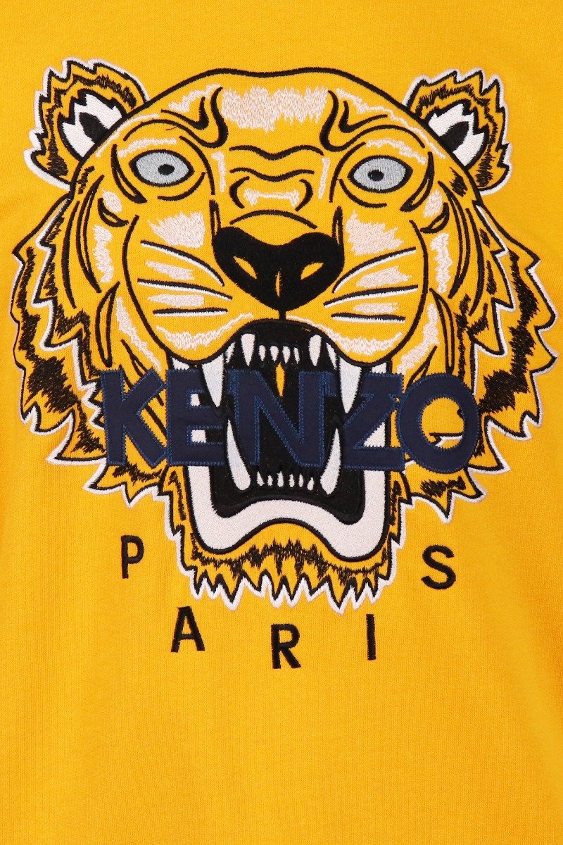 Tiger Sweatshirt Men Fashion Kenzo Paris Cotton Long Sleeve Casual
