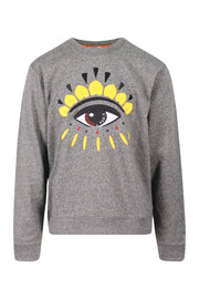 Kenzo Eye Sweatshirt Embroidery Long Sleeve Sweater