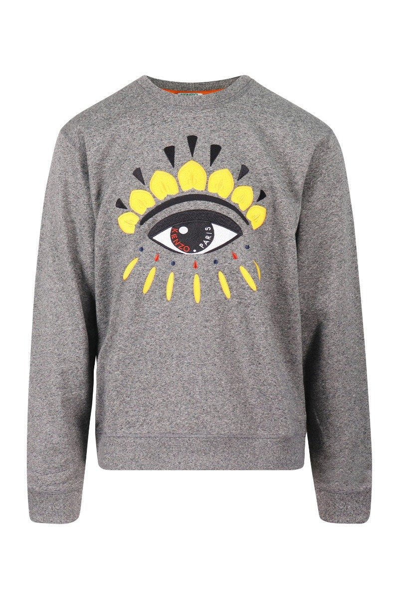 Kenzo Eye Sweatshirt Embroidery Long Sleeve Sweater