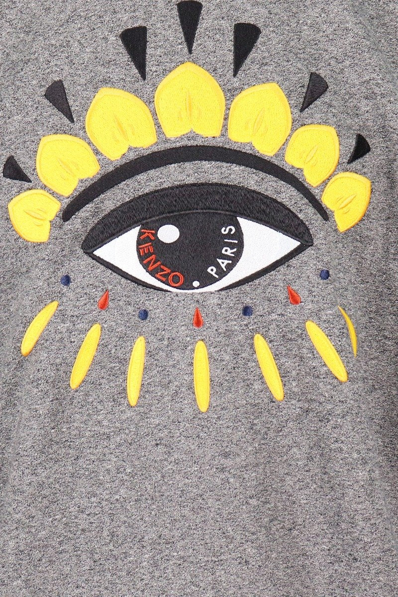 Kenzo Eye Sweatshirt Embroidery Long Sleeve Sweater