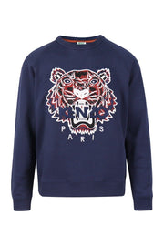 Kenzo Tiger Sweatshirt Men Fashion Kenzo Paris Cotton Long-Sleeve Casual Hipster