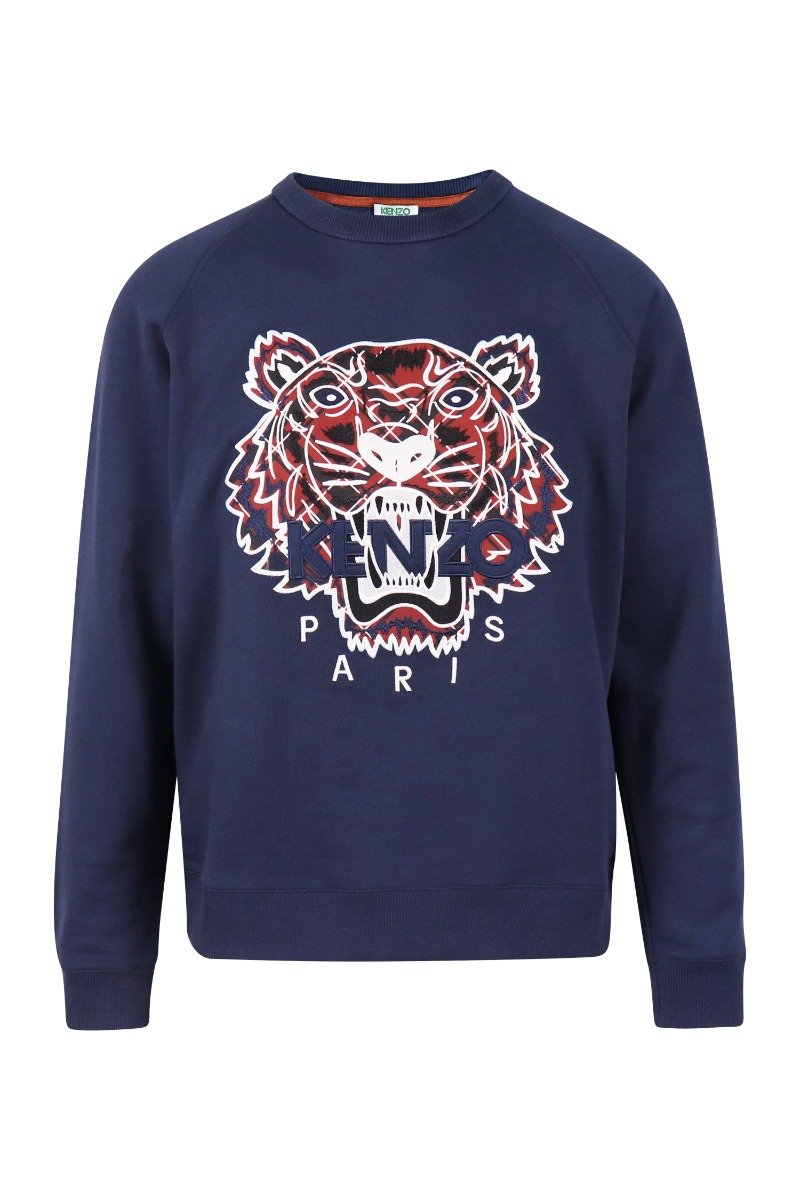 Kenzo Tiger Sweatshirt Men Fashion Kenzo Paris Cotton Long-Sleeve Casual Hipster