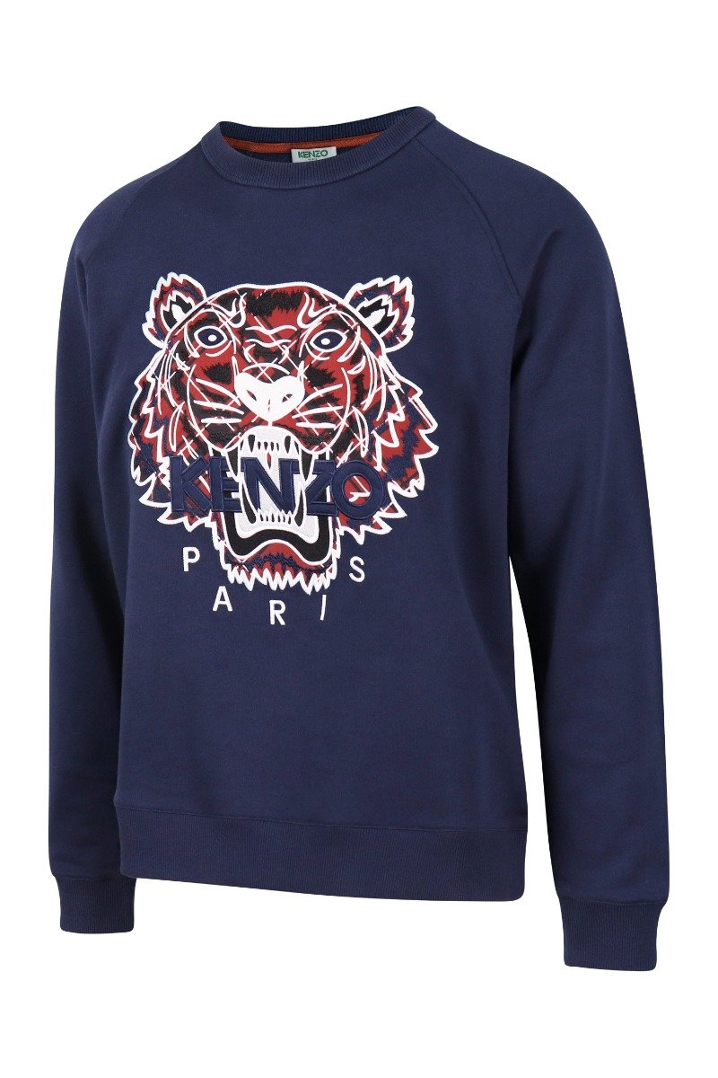Kenzo Tiger Sweatshirt Men Fashion Kenzo Paris Cotton Long-Sleeve Casual Hipster