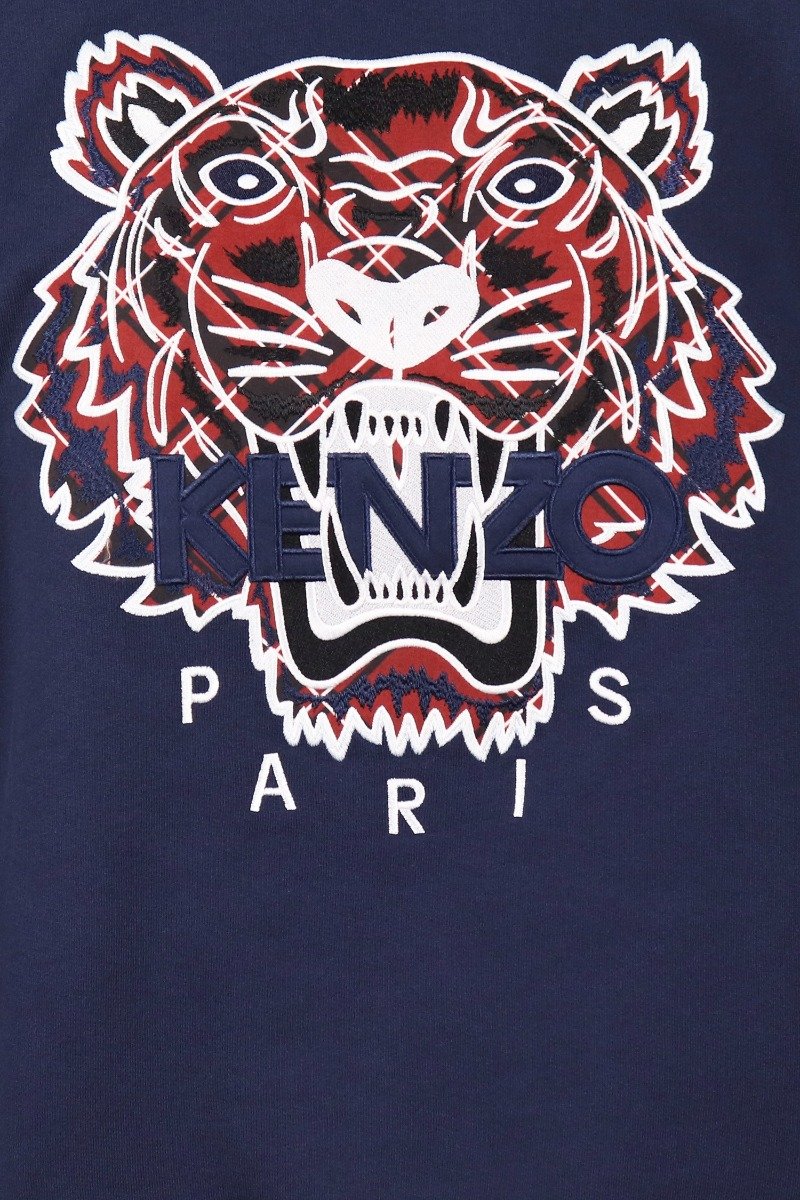 Kenzo Tiger Sweatshirt Men Fashion Kenzo Paris Cotton Long-Sleeve Casual Hipster