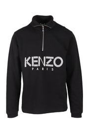 Kenzo Paris Zipped Sweatshirt Men Fashion Long-Sleeve Cotton Trendy Hipster Stylish