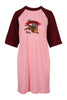 Bamboo Tiger T-Shirt Dress Women Kenzo Paris Fashion Embroidery 