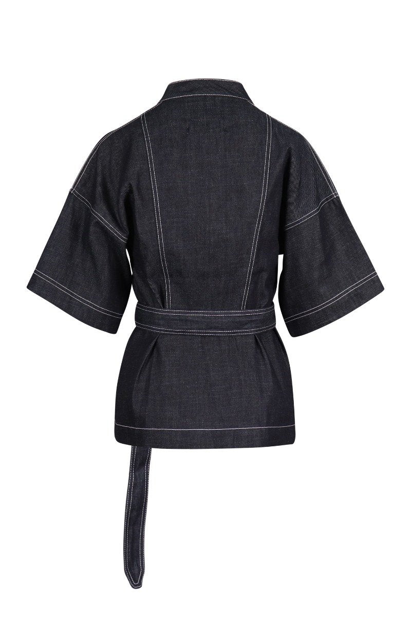 Denim Kimono Top Cotton Kimono Stylish Fashion Designer 