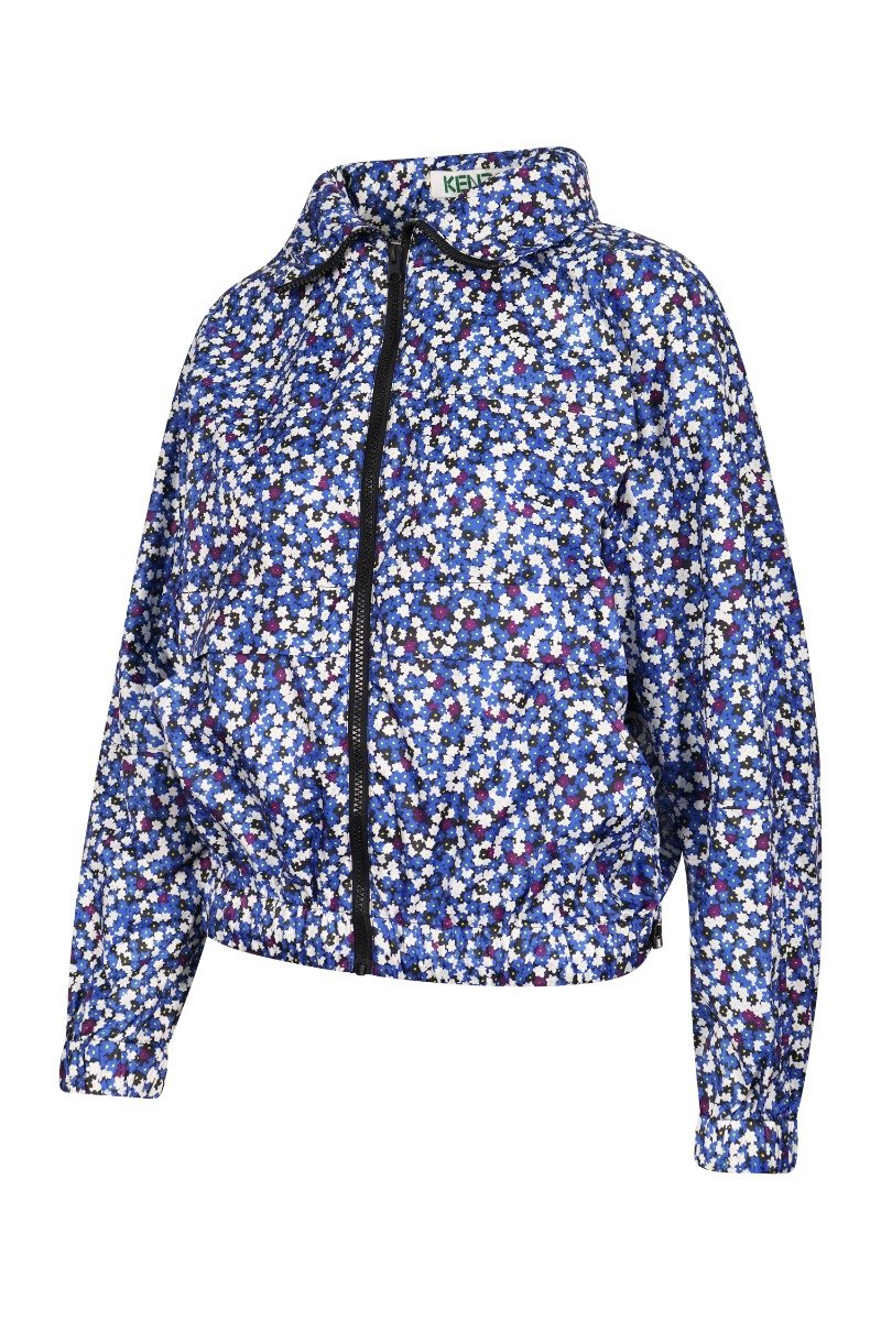 Jackie Floral Windbreaker Kenzo Front Zip Fastening