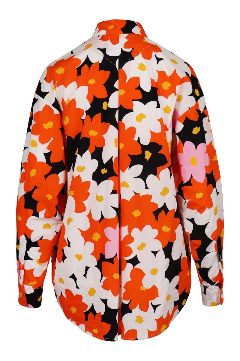 Jackie Floral Shirt Kenzo Oversized Shirt Cotton
