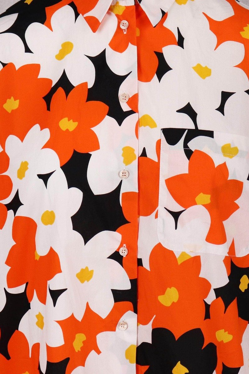 Jackie Floral Shirt Kenzo Oversized Shirt Cotton