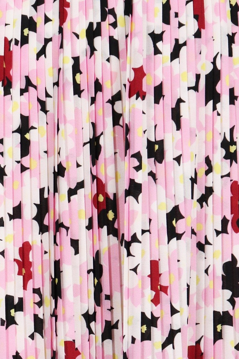 Jacket Floral Skirt Kenzo Pleated Skirt