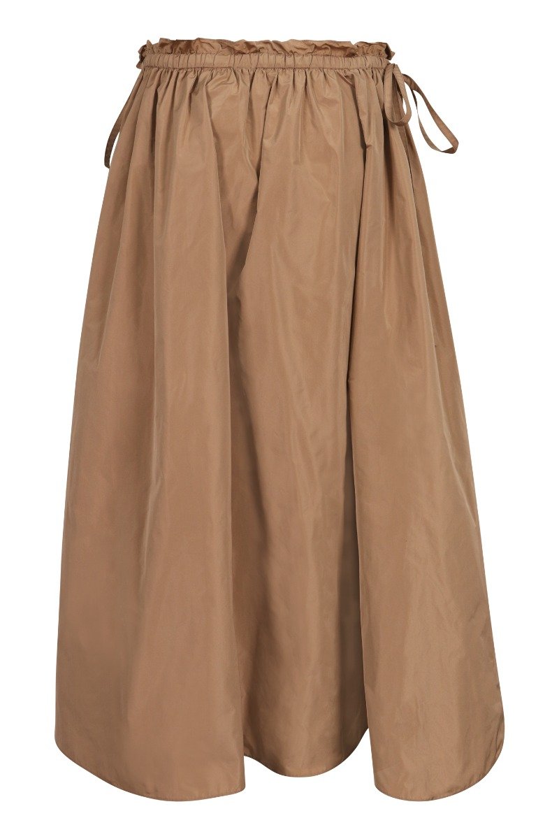 Flared Taffeta Skirt Kenzo Paris Bottom Women Fashion Basic Casual