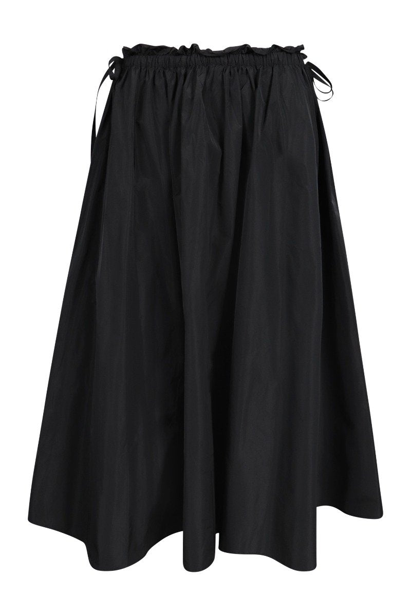 Flared Taffeta Skirt Kenzo Paris Bottom Women Fashion Basic Casual