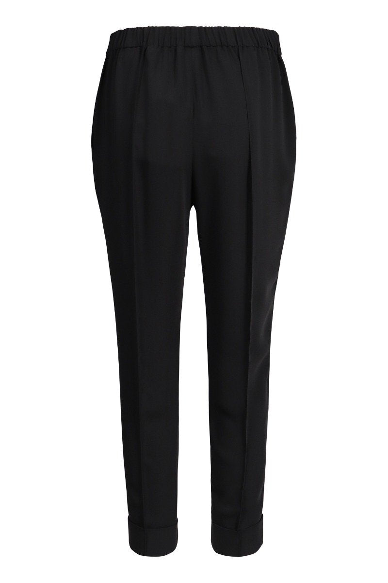 Cropped Trouser Basic Bottoms Fashion