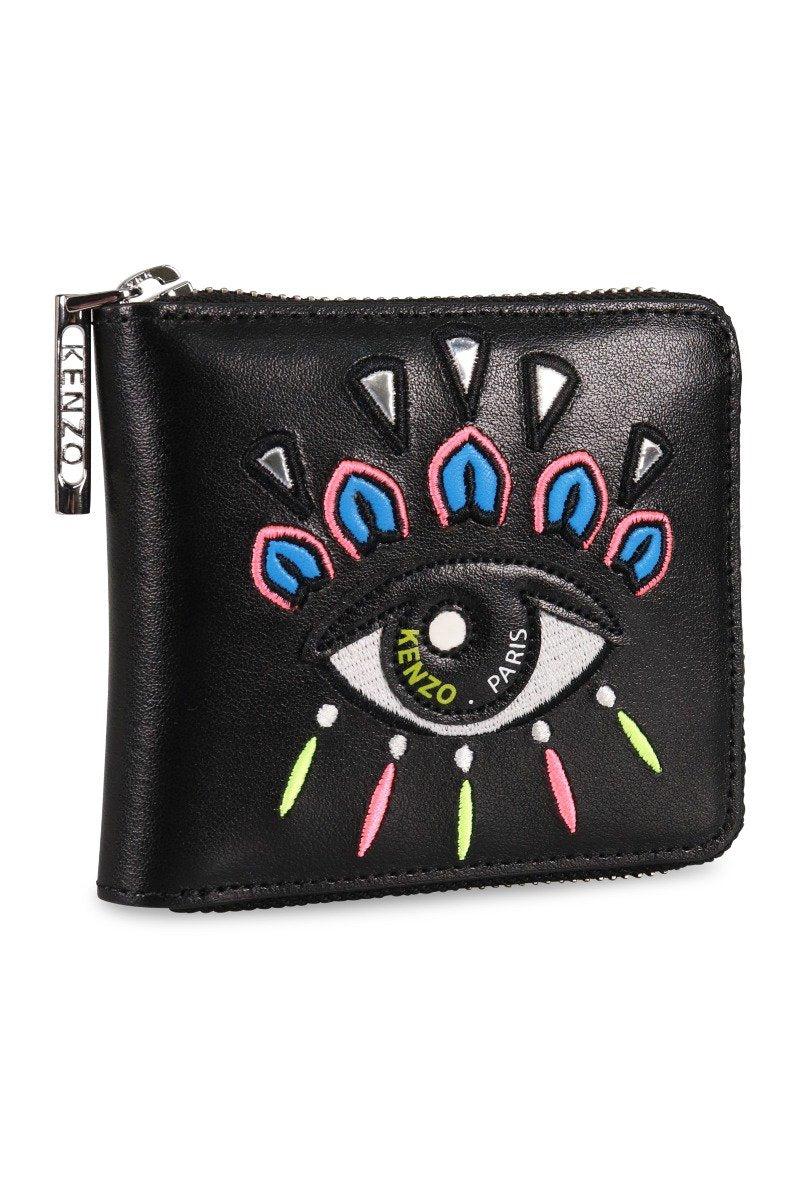 Eye Wallet Kenzo Paris Leather Fashion Wallet Accessories 