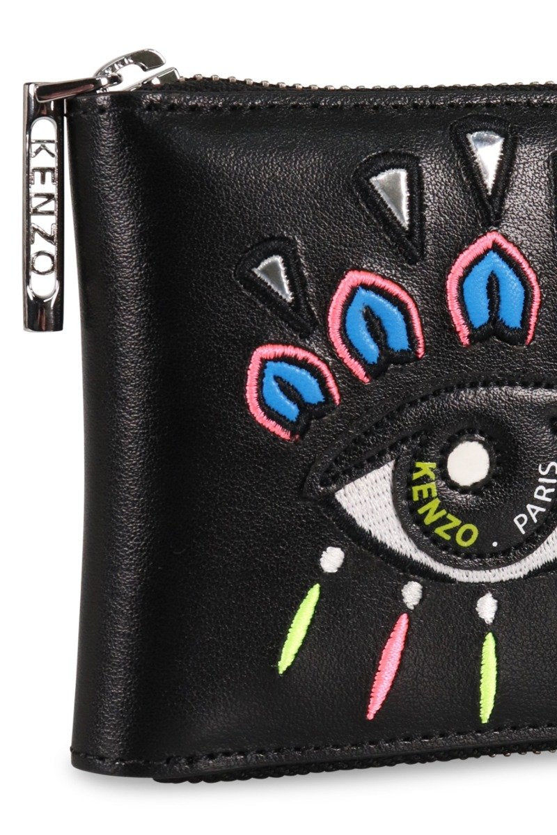 Eye Wallet Kenzo Paris Leather Fashion Wallet Accessories 