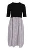 Double Layer Shirt Dress Women Fashion Casual Formal Shirt Dress