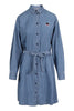 Tiger Denim Shirt Dress Women Fashion Kenzo Paris Cotton Onepiece Semi Casual 