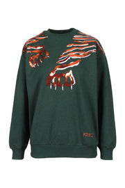Claw Tiger Sequin Sweatshirt Kenzo Paris Designer Basic Casual Fashion
