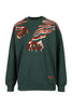Claw Tiger Sequin Sweatshirt Kenzo Paris Designer Basic Casual Fashion