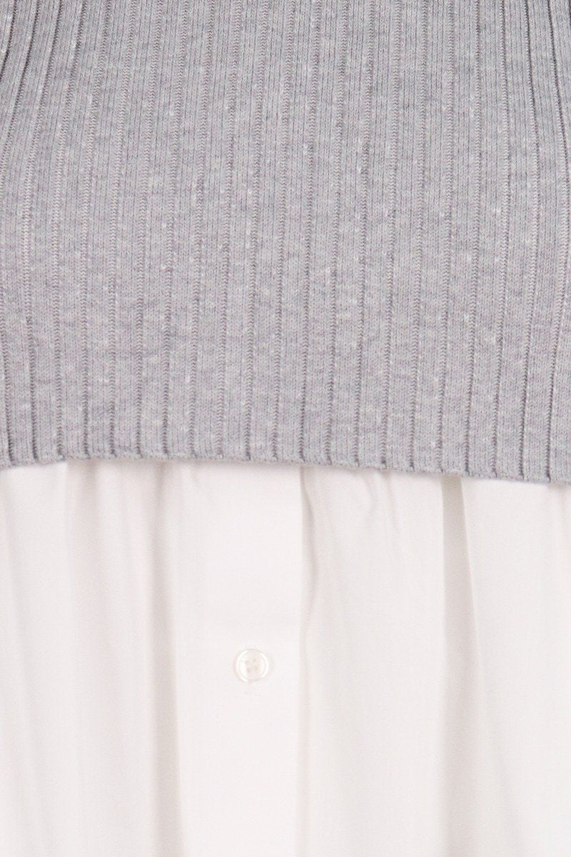 Double Layer Top Cotton Women Fashion Casual Formal