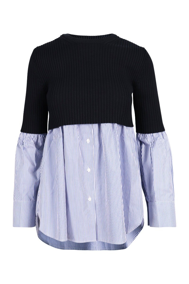 Double Layer Top Cotton Women Fashion Casual Formal