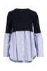 Double Layer Top Cotton Women Fashion Casual Formal