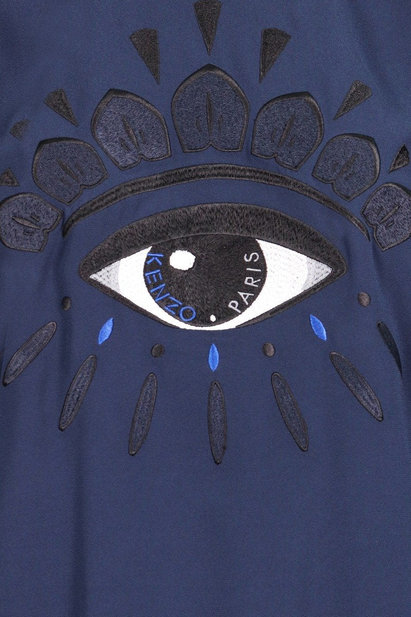 Eye Crepe Sweatshirt Sweater Long Sleeves Kenzo Paris