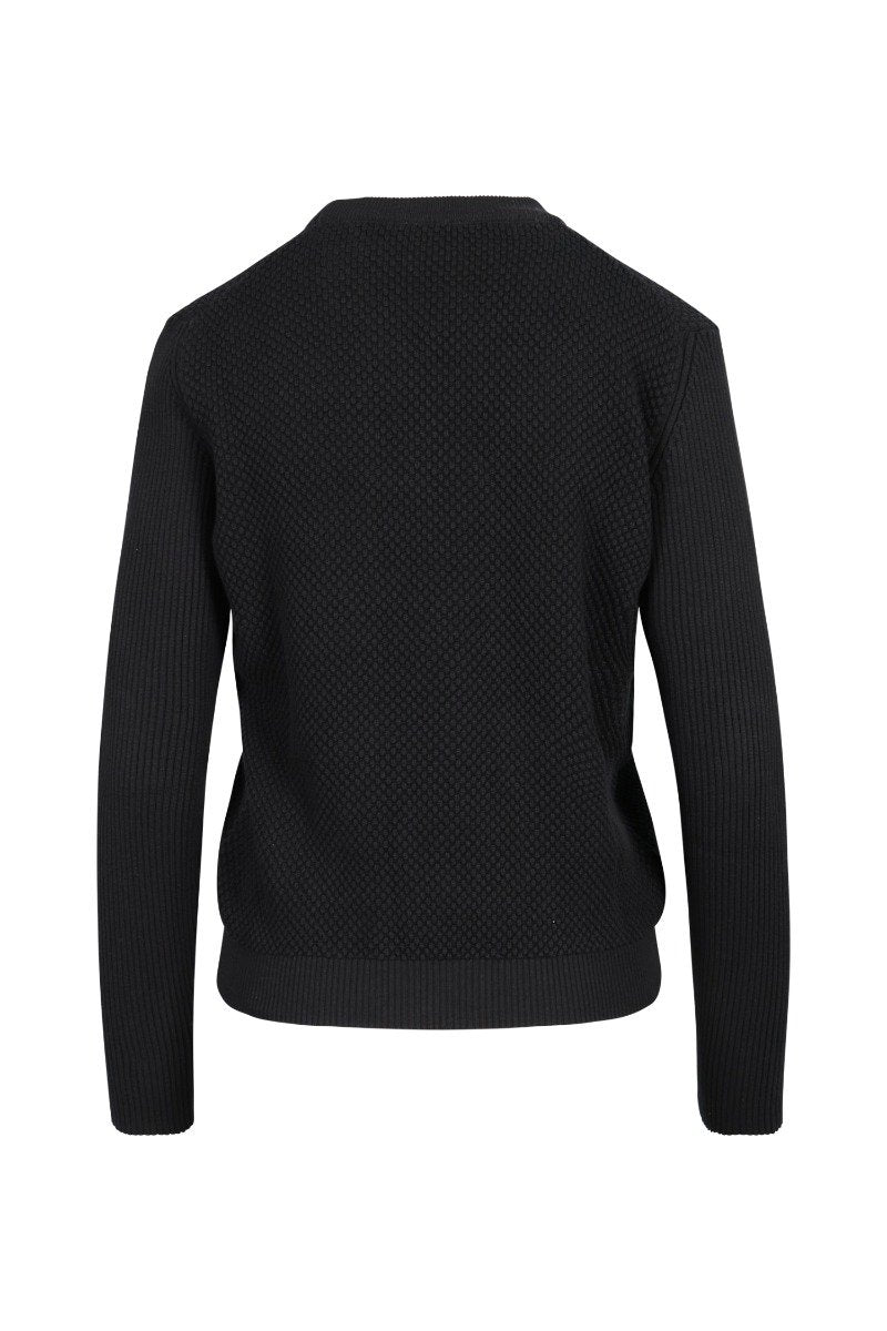 Tiger Textured Sweater Kenzo Paris Cotton Crew Neck Women Fashion Casual Long Sleeve