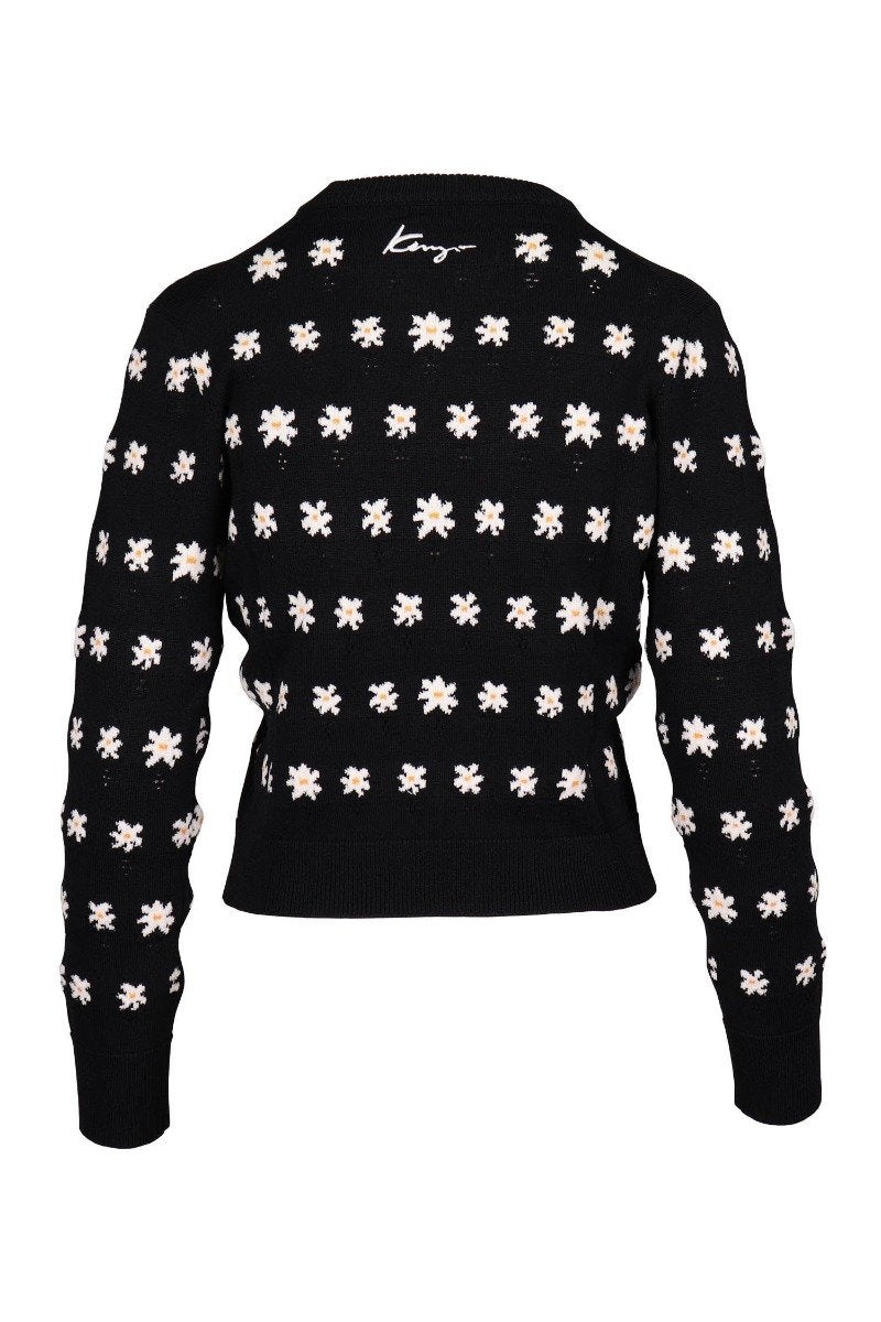 Jackie Floral Sweater Kenzo Viscose Blend Fashion Comfy Sweater