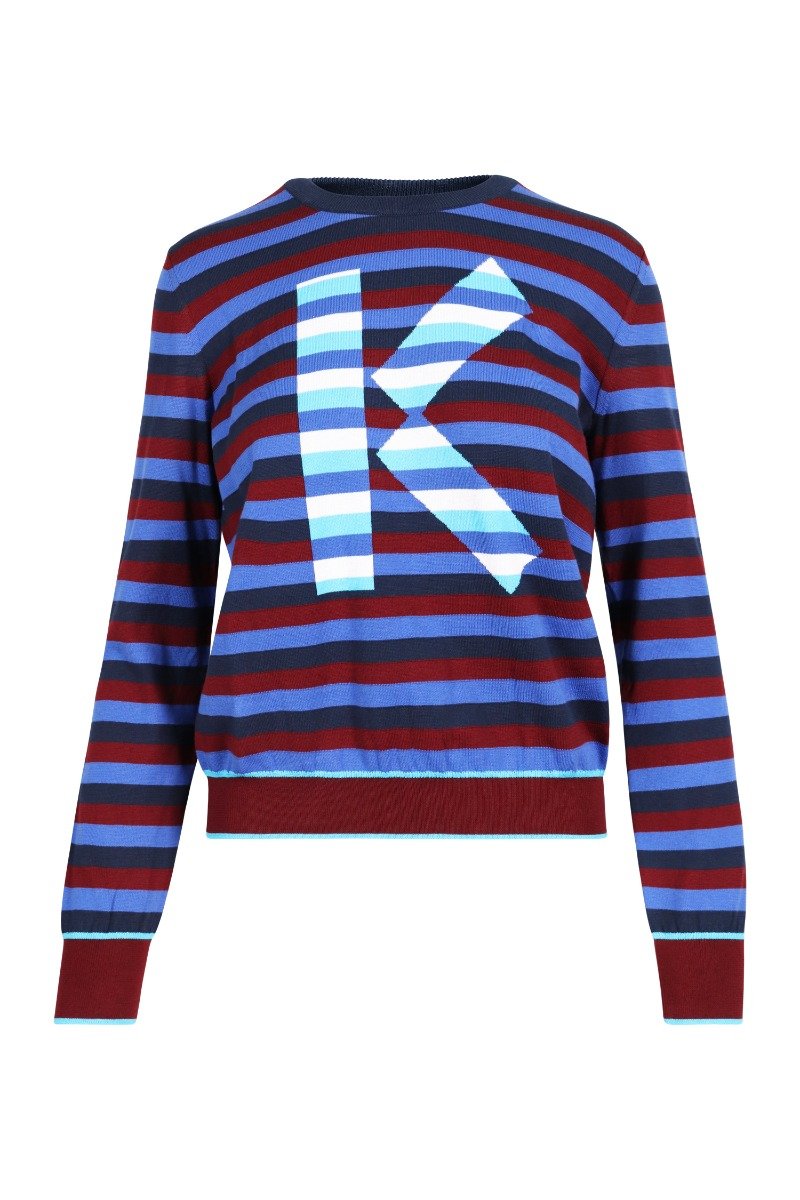 K Stripes Jumper Kenzo Comfy Casual Long Sleeve 