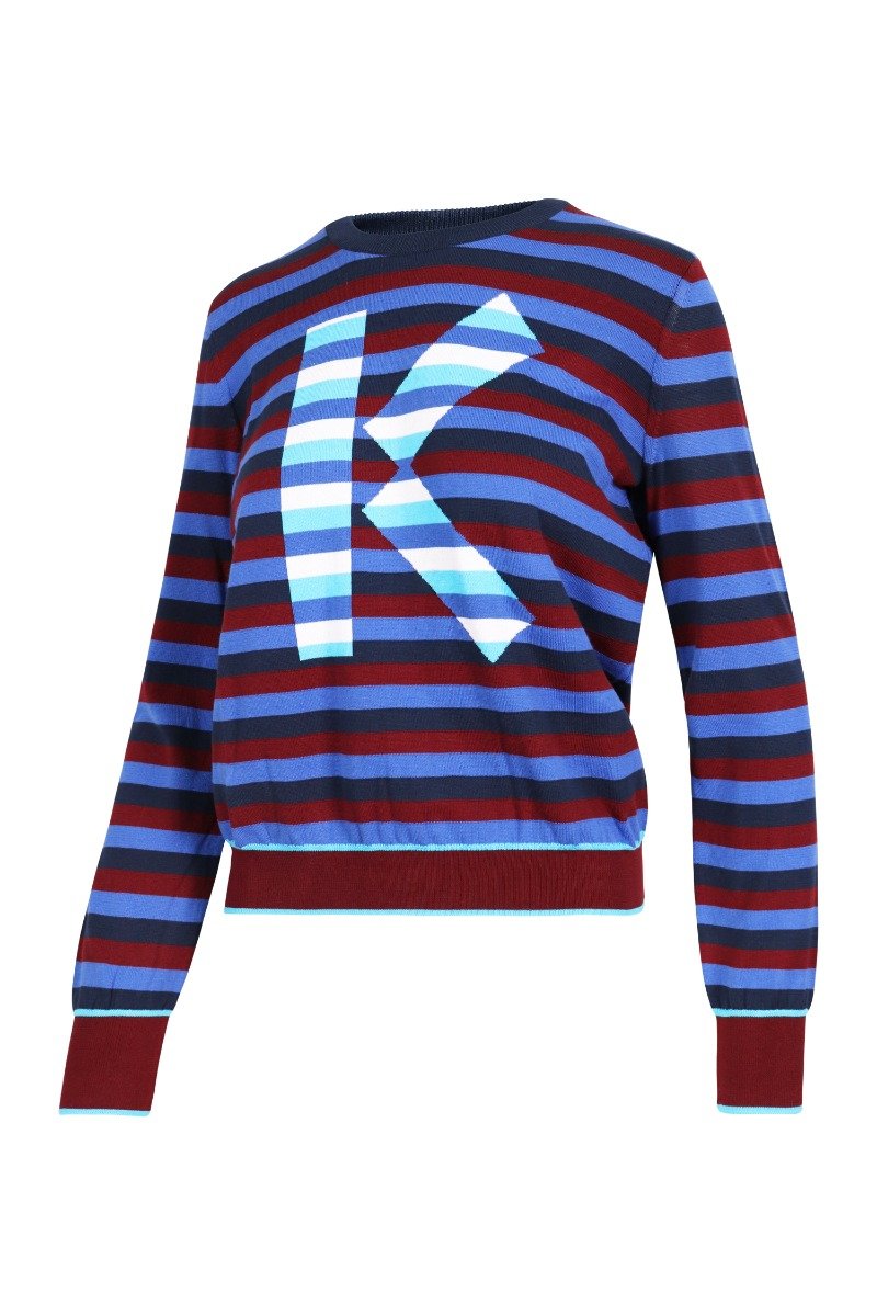 K Stripes Jumper Kenzo Comfy Casual Long Sleeve 