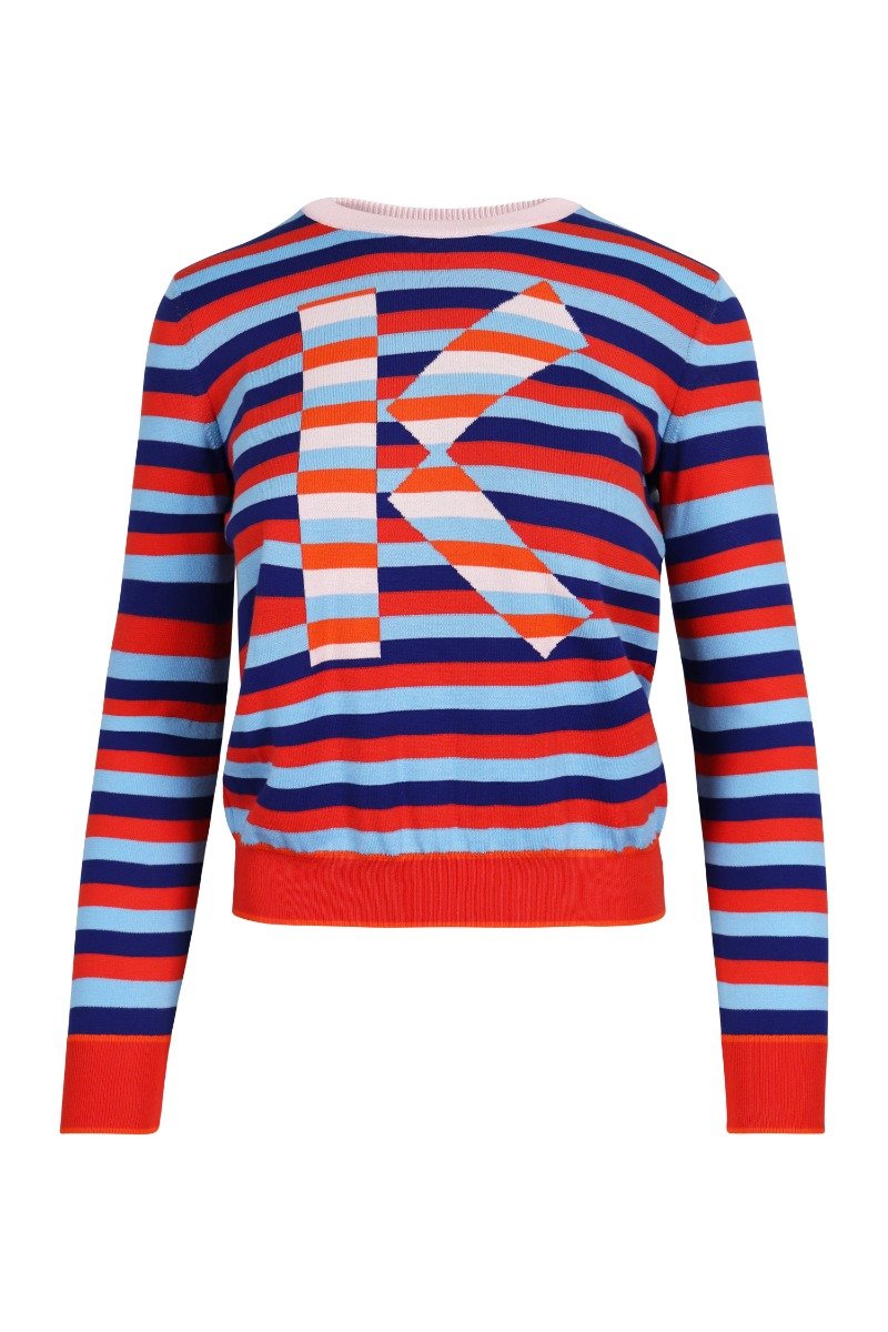 K Stripes Jumper Kenzo Comfy Casual Long Sleeve 
